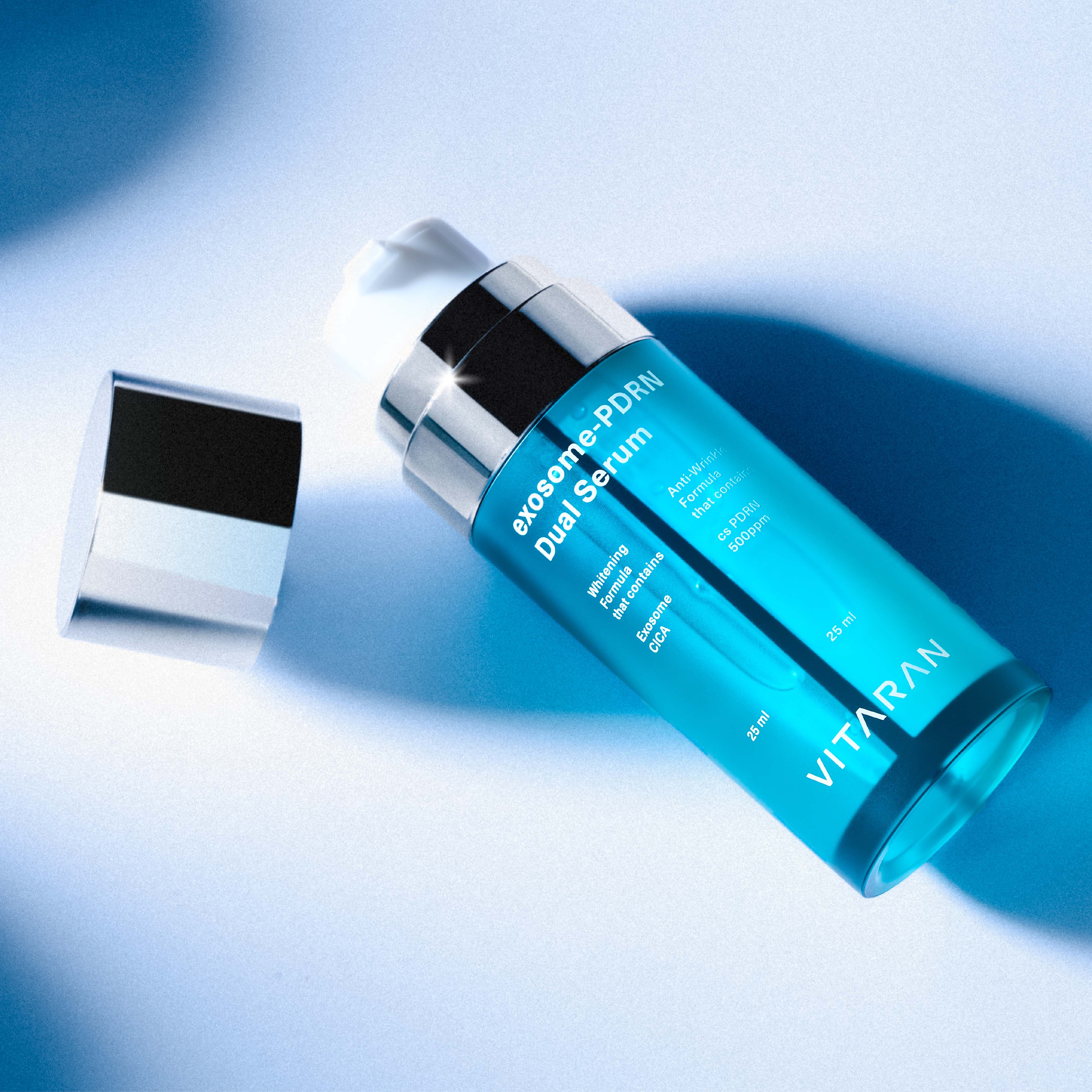 Vitaran, Exosome Whitening & Anti-Wrinkle PDRN Dual Serum, Dual-action serum for skin brightening and wrinkle reduction